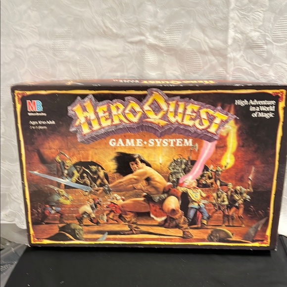 HeroQuest Game System vintage Milton Bradley